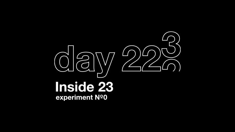 亀梨和也「Inside 23 experiment No.0 day 223」